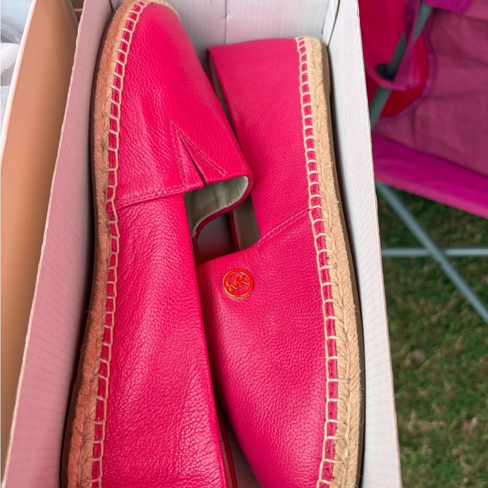 Michael Kors Women's Pink Espadrilles Size 8.5